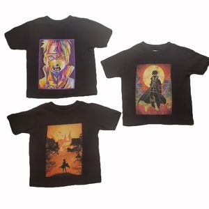 TeePublic Naruto Tee Bundle - 2T - Black